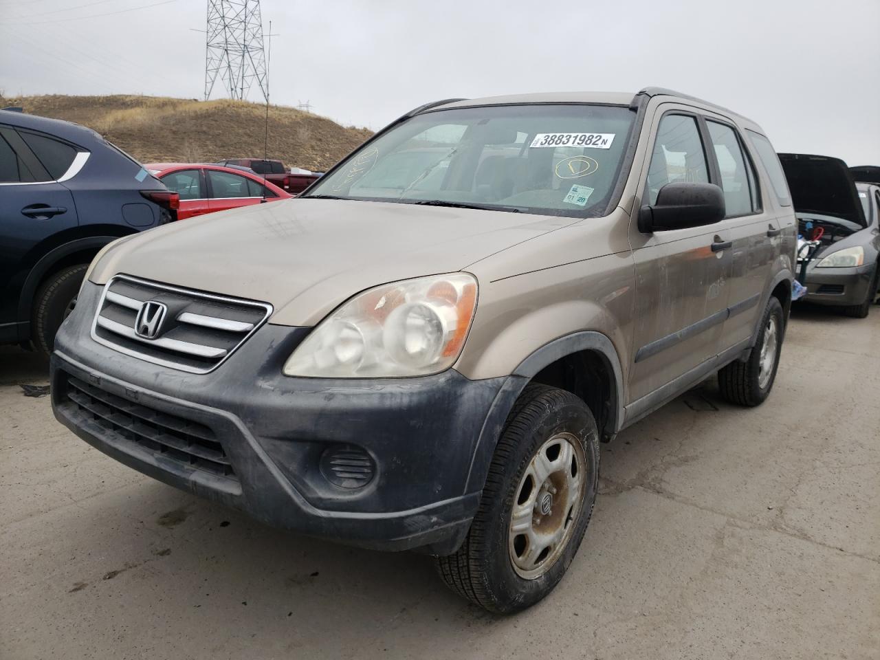 Photo 2 from auction – 2005 HONDA CR-V LX with VIN JHLRD68525C005661
