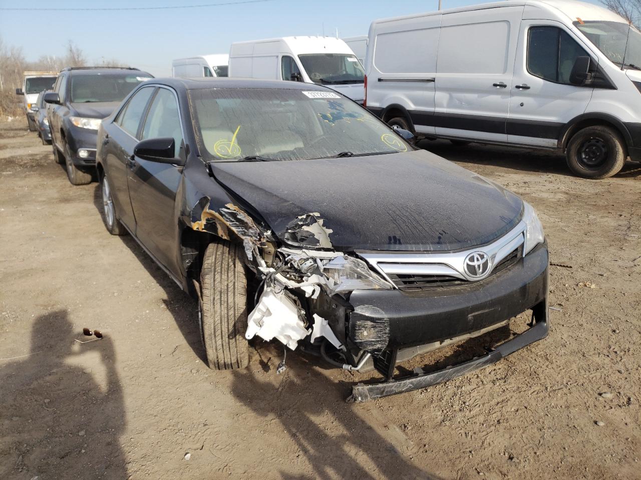 TOYOTA CAMRY L 2013 with VIN 4T4BF1FKXDR307343 - Photo from auction