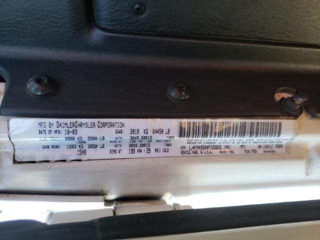 Photo 10 from auction – 2004 JEEP WRANGLER / with VIN 1J4FA49S94P725655