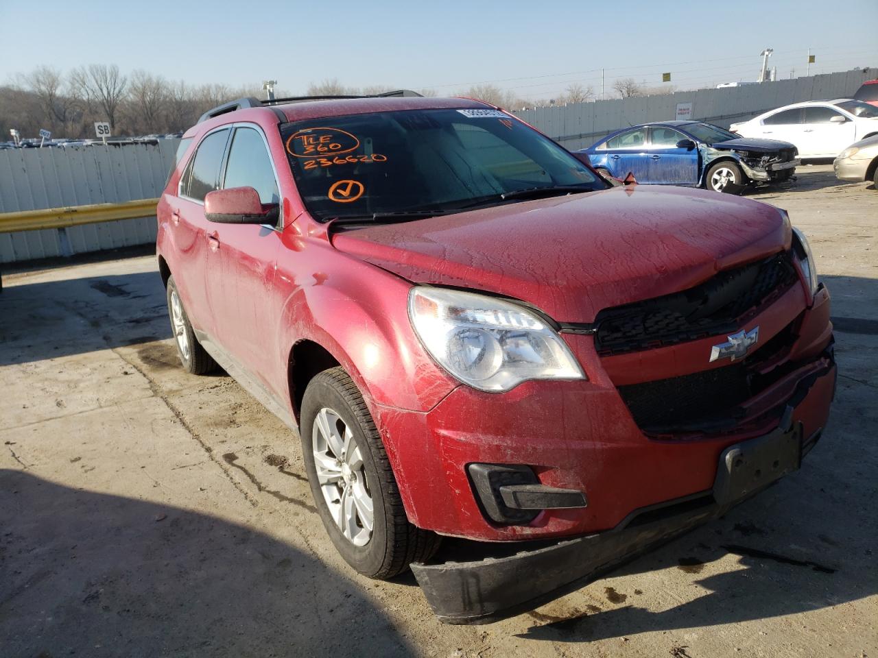 Photo 1 from auction – 2014 CHEVROLET EQUINOX LT with VIN 2GNALBEK3E6236620