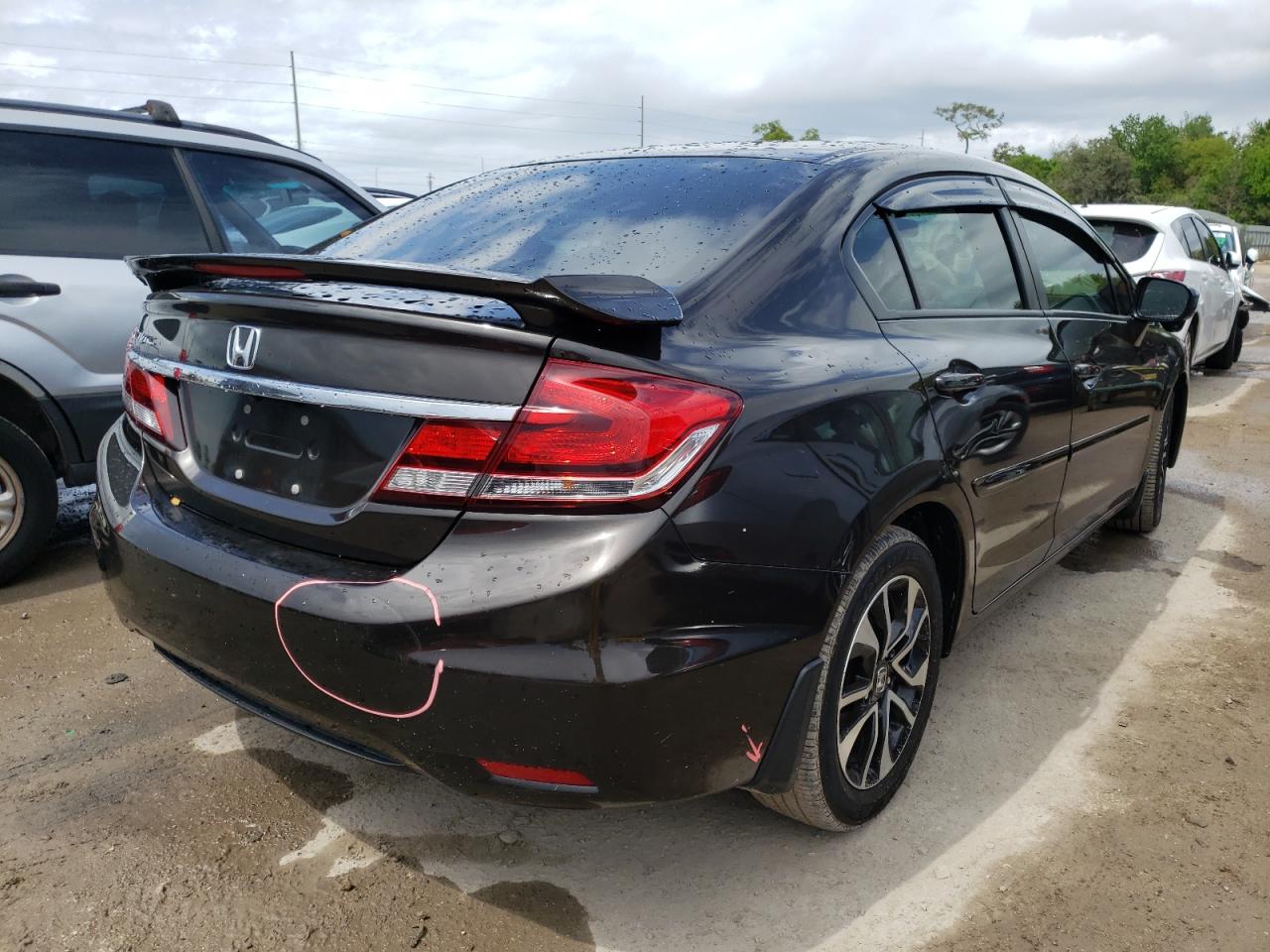 Photo 4 from auction – 2014 HONDA CIVIC EX with VIN 2HGFB2F82EH557624