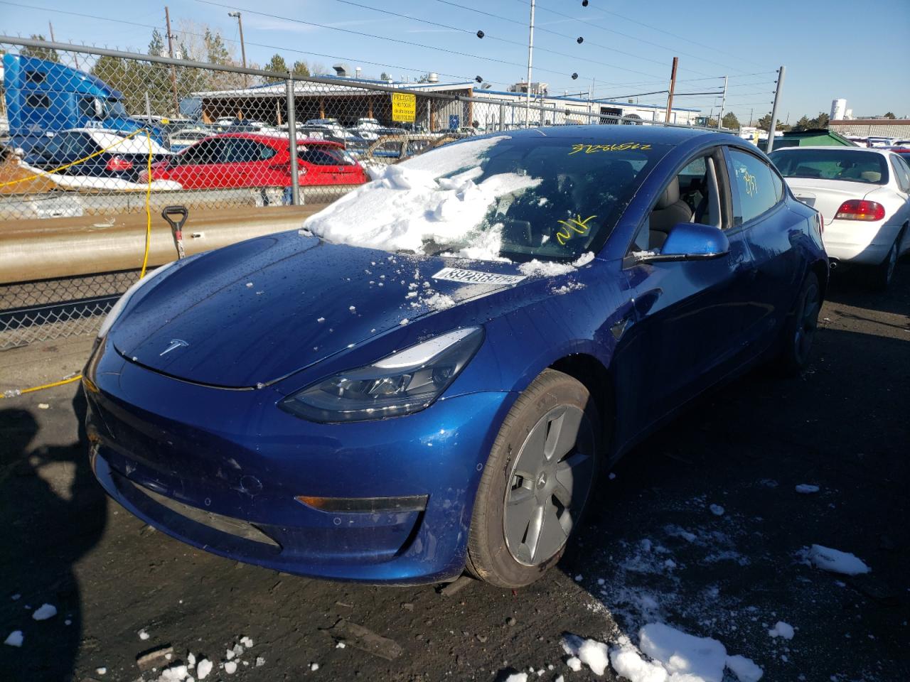 Photo 2 from auction – 2021 TESLA MODEL 3 with VIN 5YJ3E1EA3MF046581