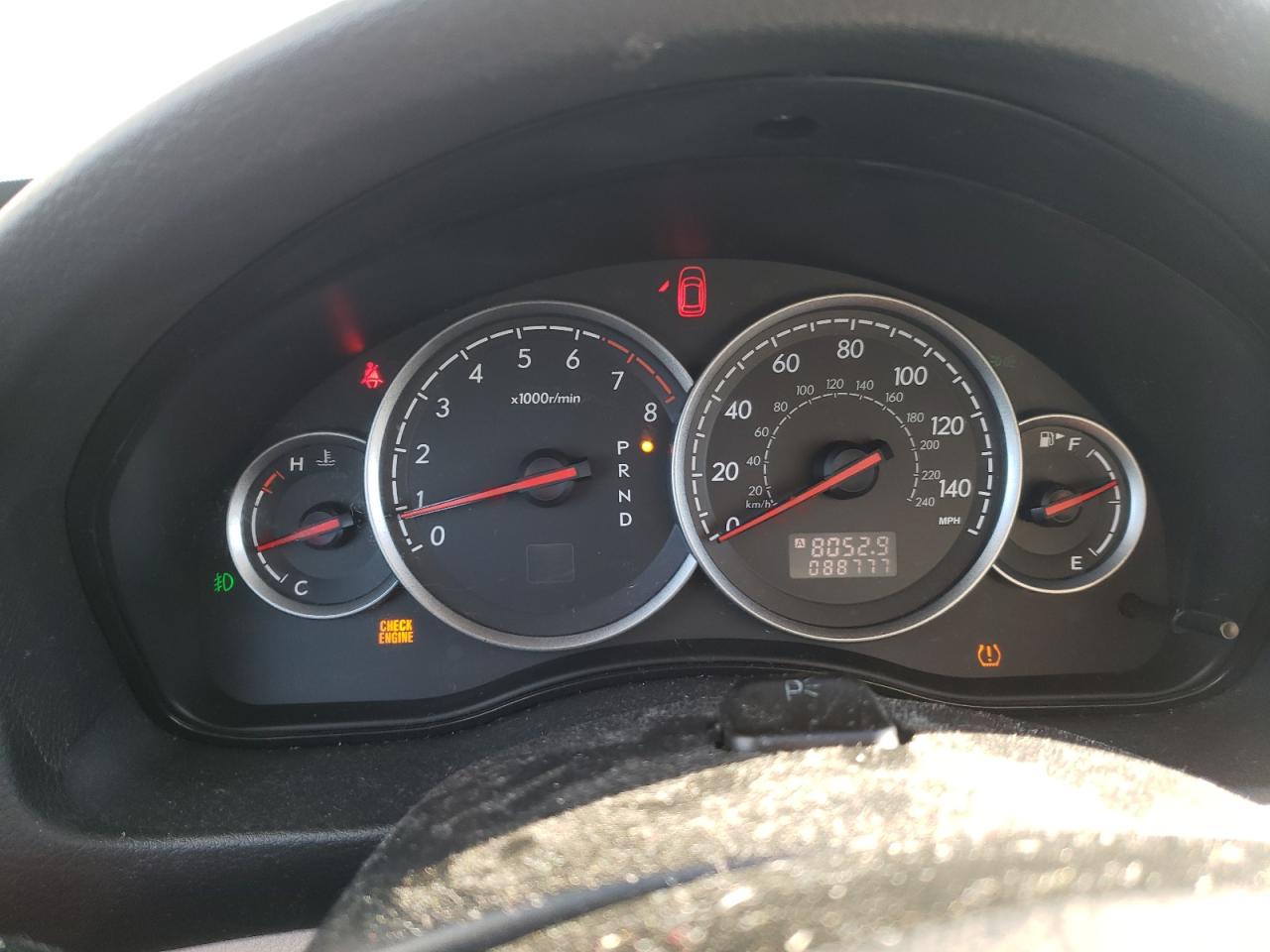 Photo 8 from auction – 2007 SUBARU LEGACY OUT with VIN 4S4BP61C277333698