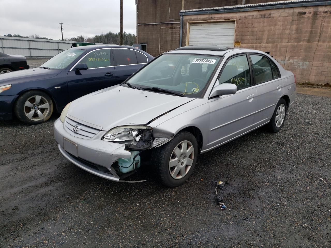 Photo 2 from auction – 2002 HONDA CIVIC EX with VIN 1HGES25772L066484