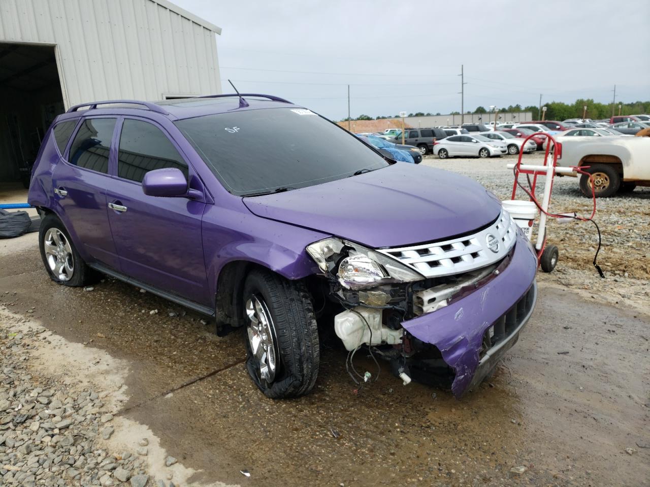 NISSAN MURANO SL 2005 with VIN JN8AZ08T75W301429 - Photo from auction