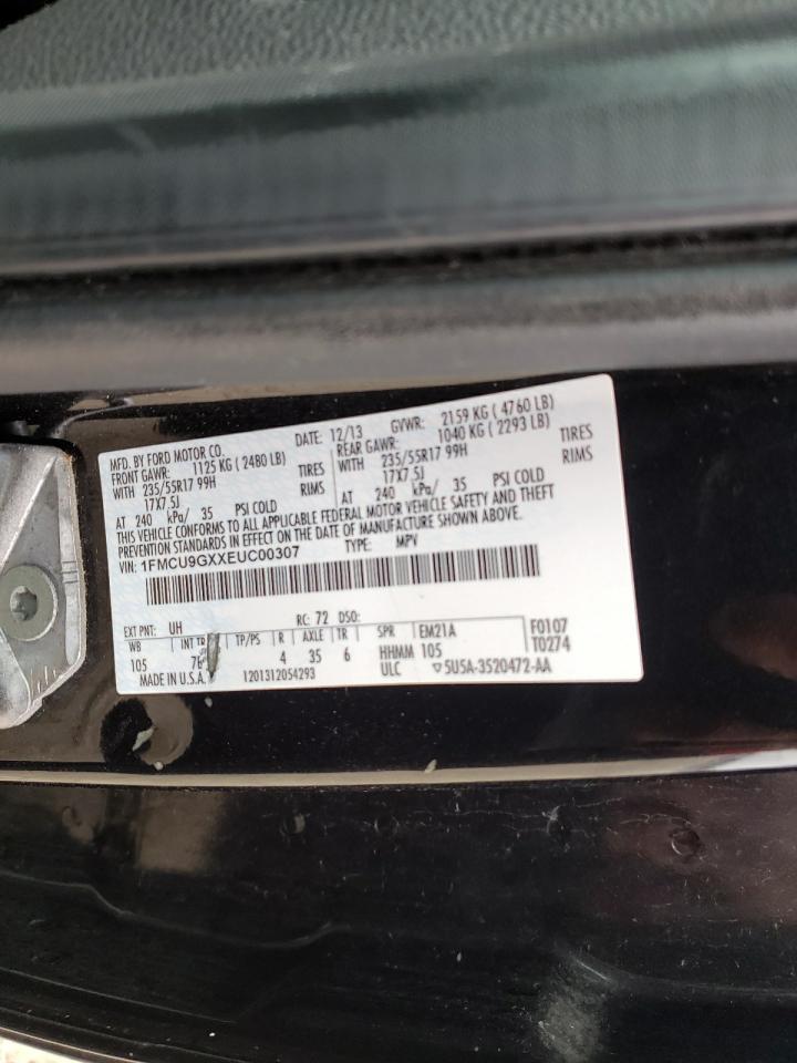 Photo 10 from auction – 2014 FORD ESCAPE SE with VIN 1FMCU9GXXEUC00307