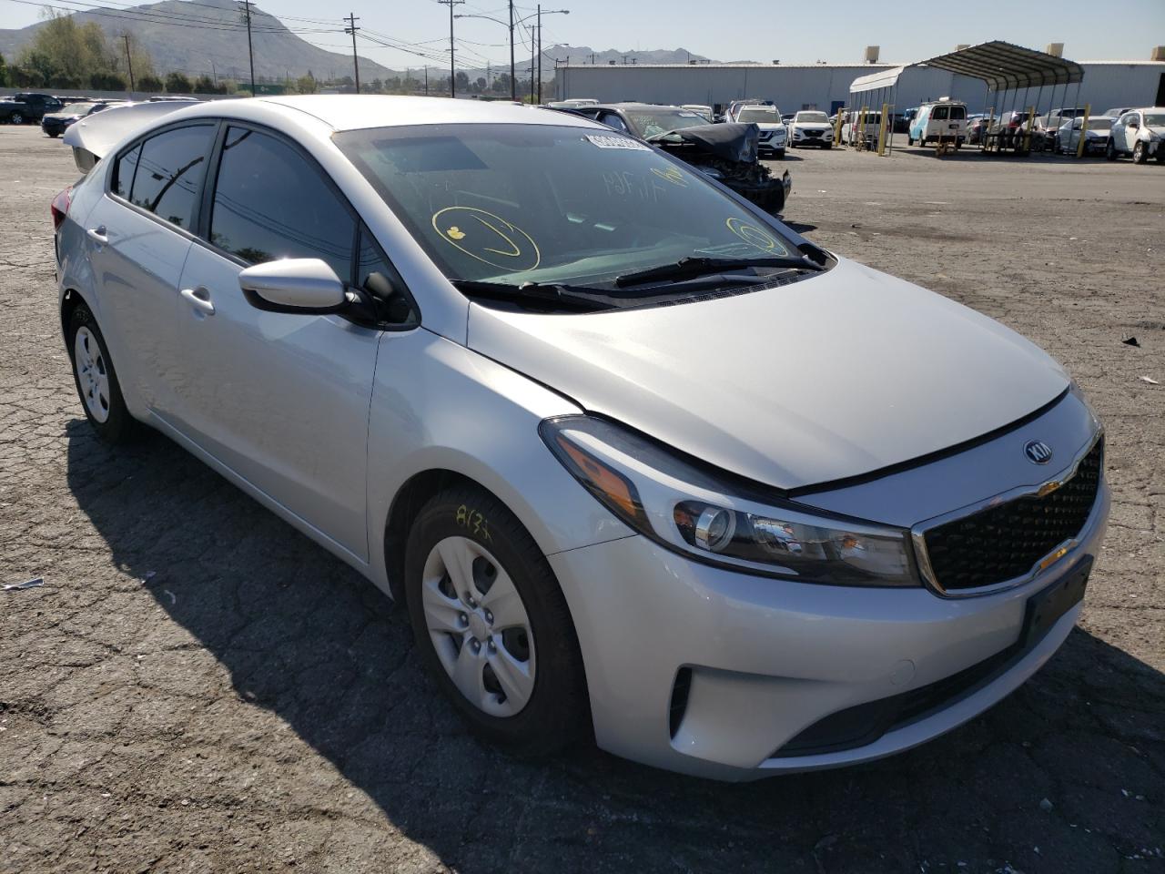 KIA FORTE LX 2018 with VIN 3KPFL4A77JE262322 - Photo from auction
