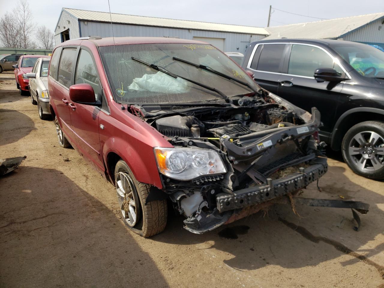DODGE GRAND CARA 2014 with VIN 2C4RDGCG8ER362734 - Photo from auction