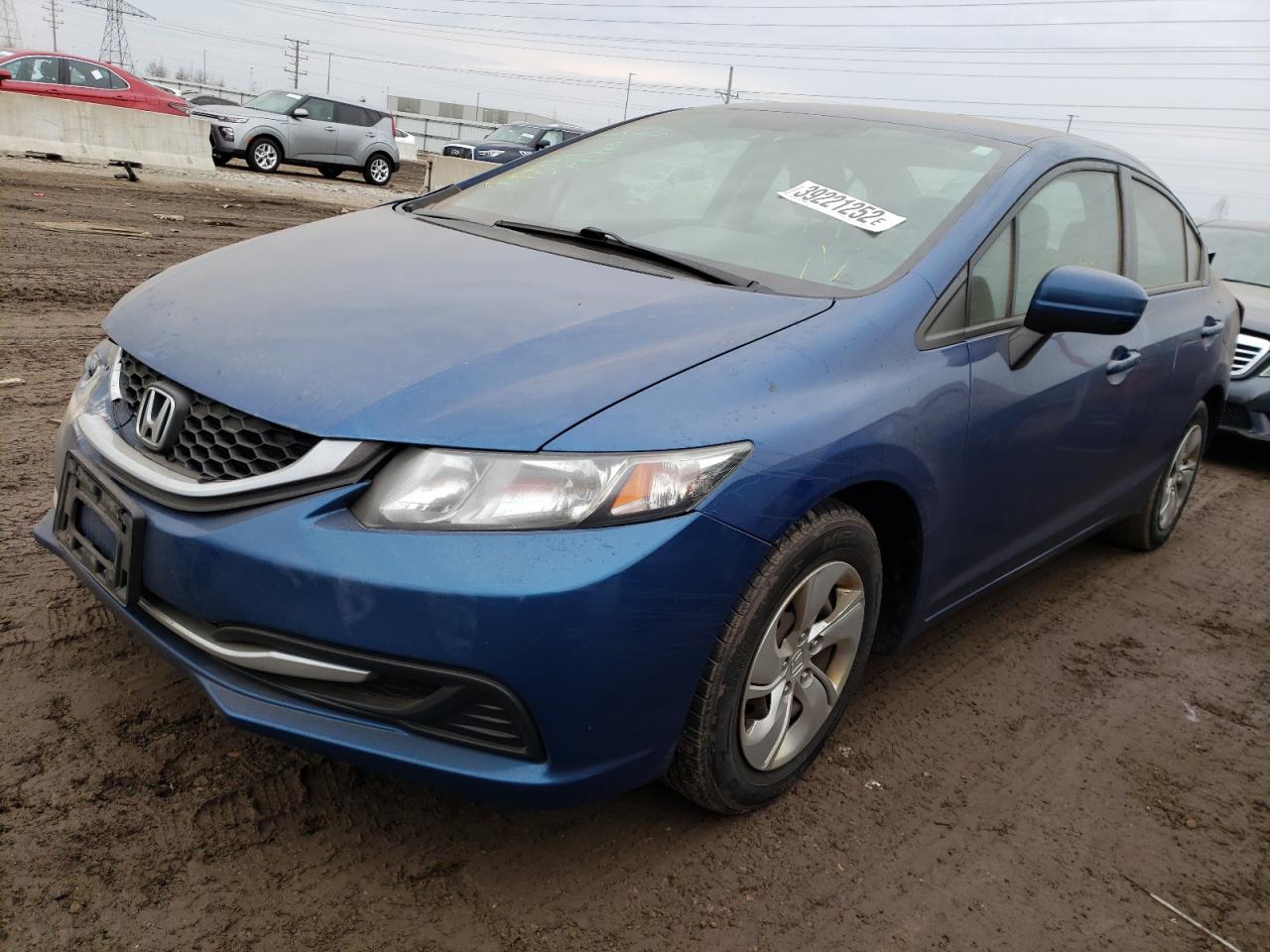 Photo 2 from auction – 2015 HONDA CIVIC LX with VIN 19XFB2F51FE026366