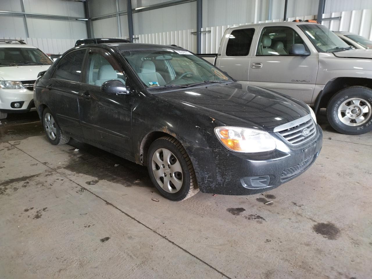 KIA SPECTRA EX 2007 with VIN KNAFE121975454183 - Photo from auction