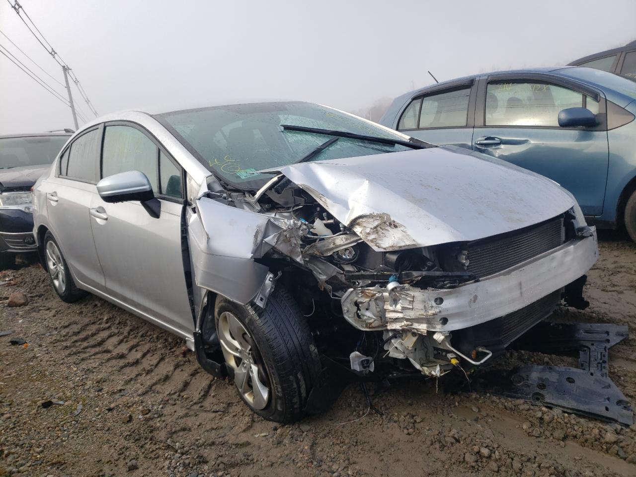 Photo 1 from auction – 2014 HONDA CIVIC LX with VIN 19XFB2F57EE074551
