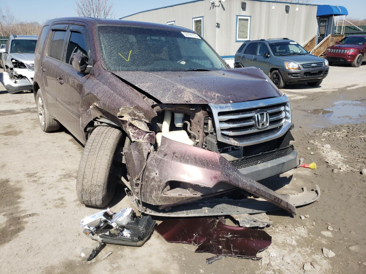 HONDA PILOT EXL 2014 con VIN 5FNYF4H66EB030680 - Foto de la subasta