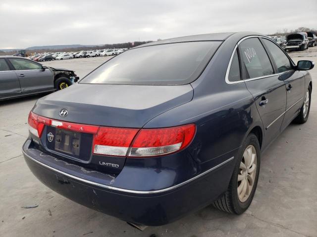 Photo 4 from auction – 2007 HYUNDAI AZERA SE with VIN KMHFC46F87A195043