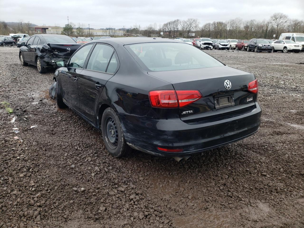 Photo 3 from auction – 2015 VOLKSWAGEN JETTA BASE with VIN 3VW2K7AJ9FM335926