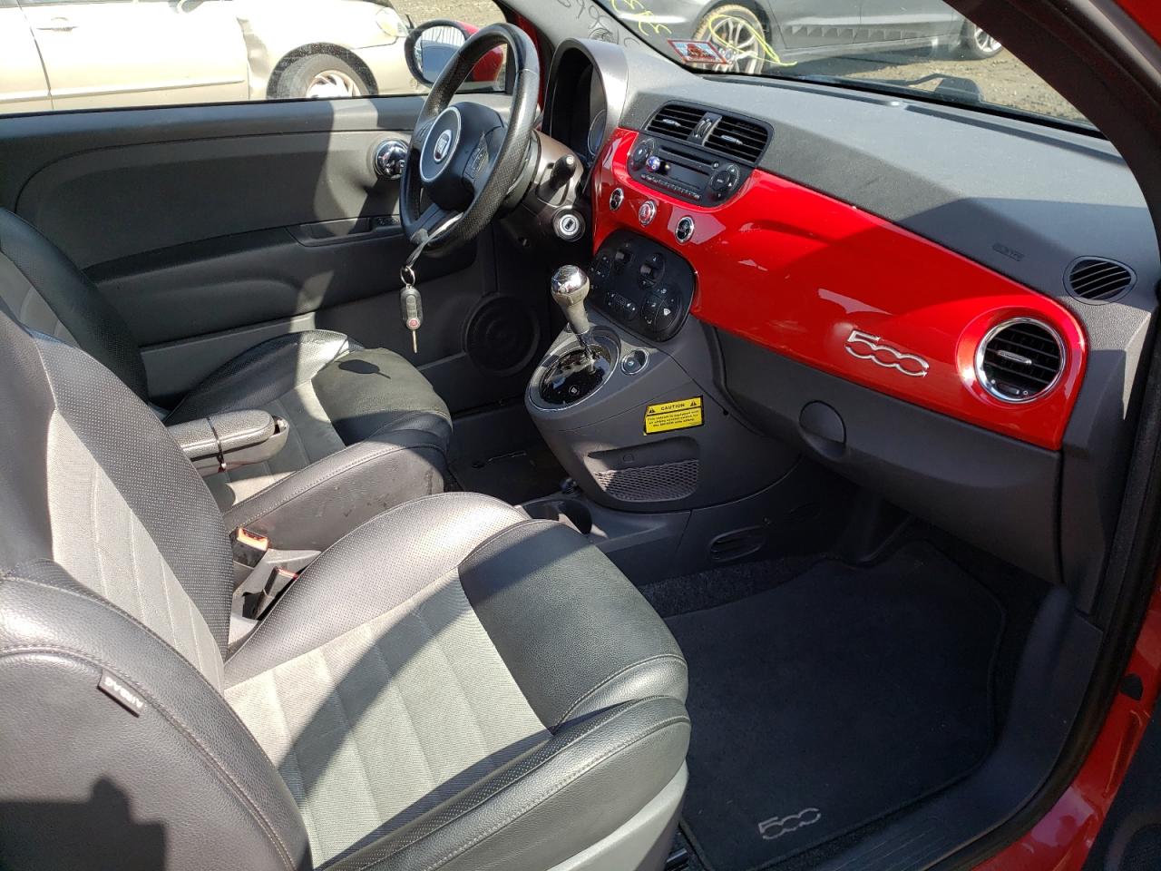 Photo 5 from auction – 2012 FIAT 500 SPORT with VIN 3C3CFFBR0CT201144