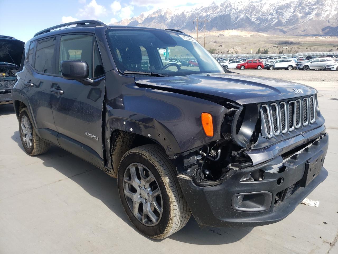JEEP RENEGADE L 2017 with VIN ZACCJBBB6HPF94877 - Photo from auction