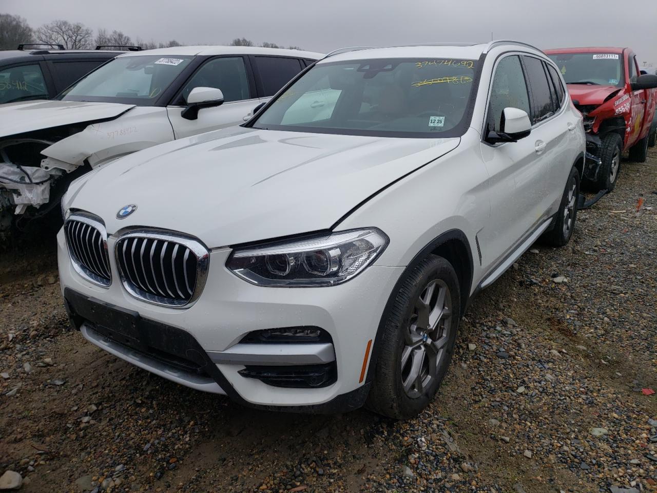 Photo 2 from auction – 2021 BMW X3 XDRIVE3 with VIN 5UXTY5C01M9E93088