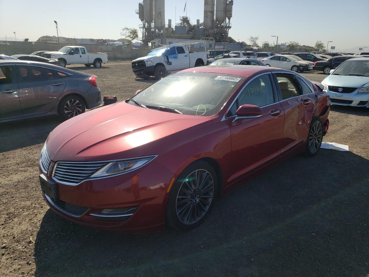 Photo 2 from auction – 2016 LINCOLN MKZ HYBRID with VIN 3LN6L2LU4GR608427