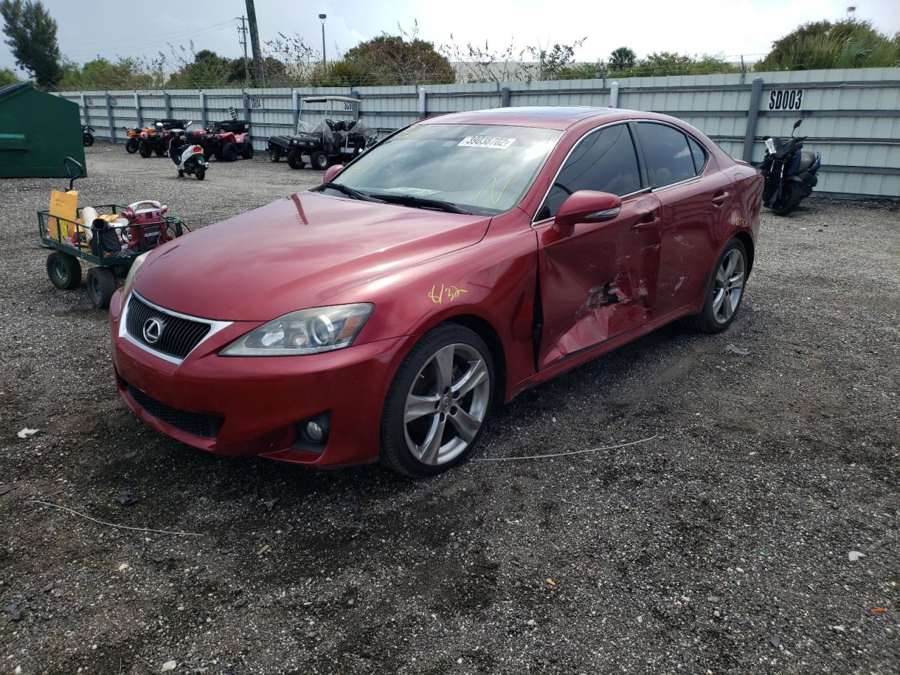 Photo 2 from auction – 2013 LEXUS IS 250 with VIN JTHBF5C29D5189353