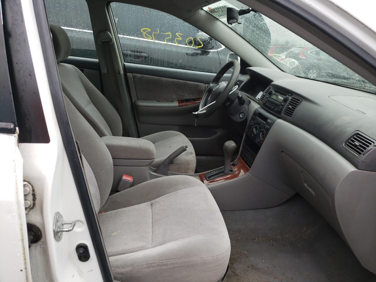 Photo 5 from auction – 2005 TOYOTA COROLLA CE with VIN 2T1BR32E15C399510