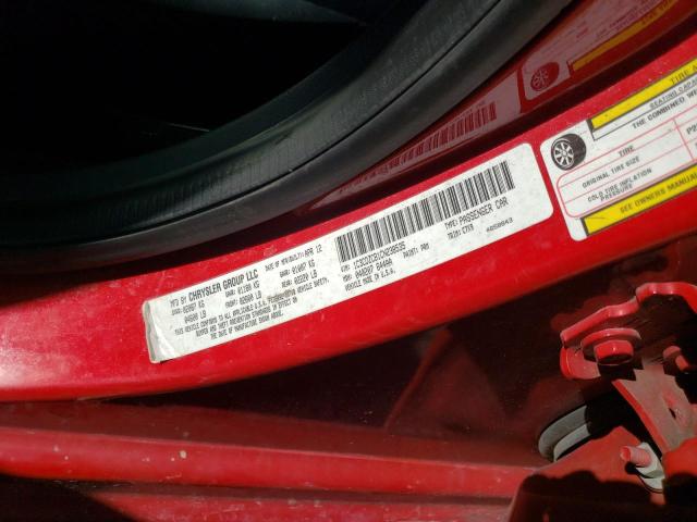 Photo 10 from auction – 2012 DODGE AVENGER SX with VIN 1C3CDZCB1CN238535