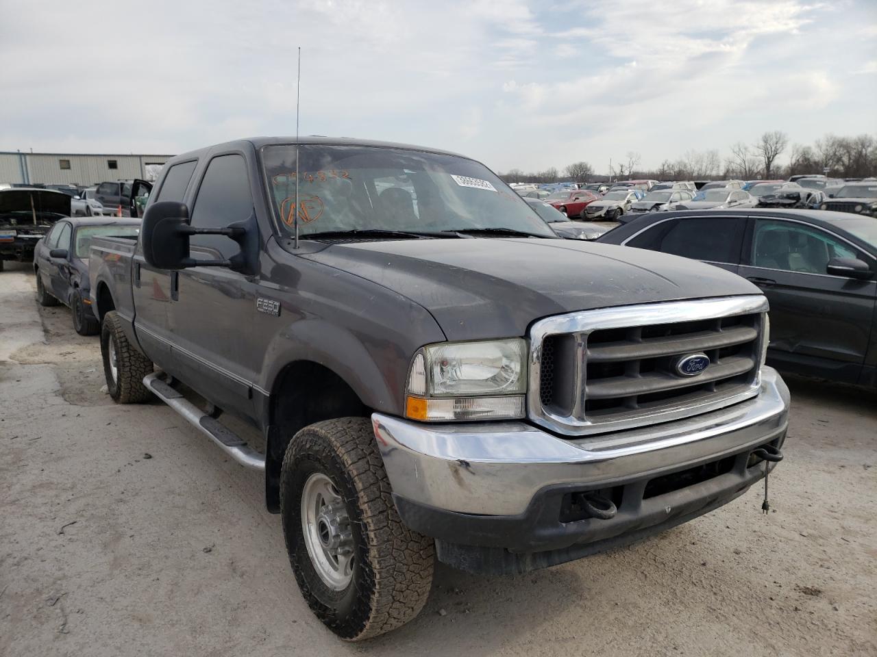 FORD F250 SUPER 2002 with VIN 1FTNW21F72EC54832 - Photo from auction