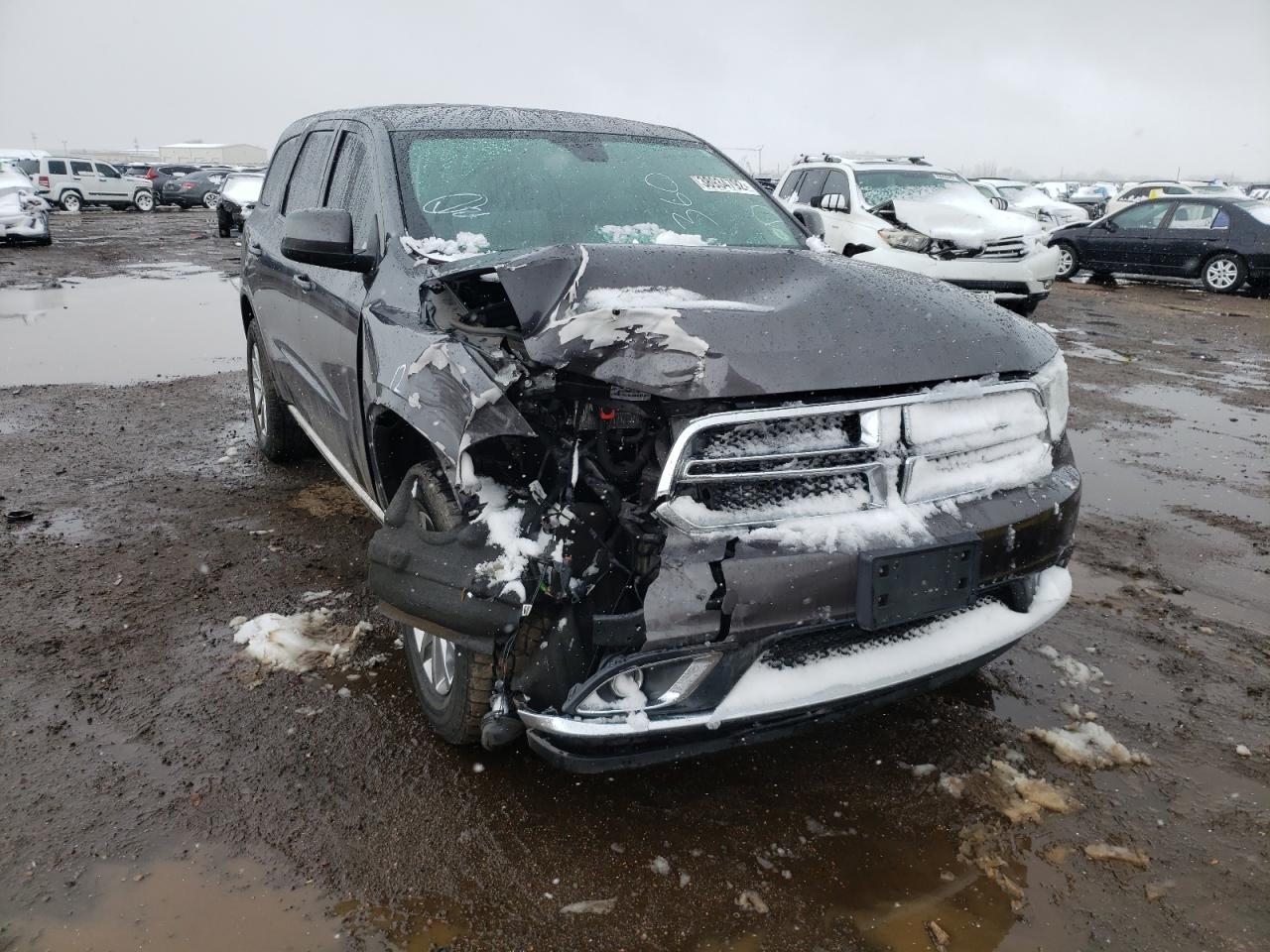 DODGE DURANGO SX 2018 with VIN 1C4RDJAG3JC346718 - Photo from auction
