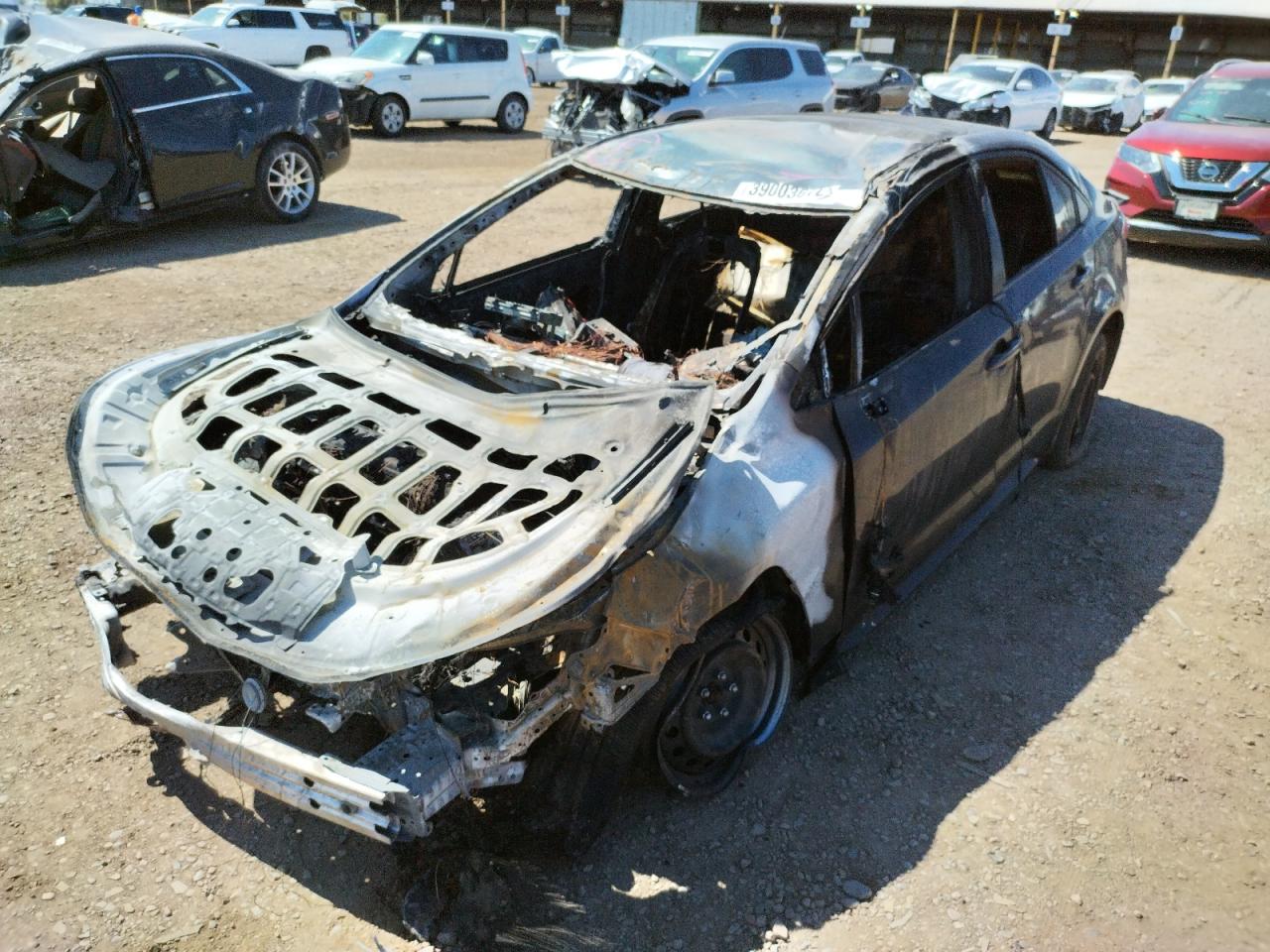 Photo 9 from auction – 2021 TOYOTA COROLLA LE with VIN JTDEPMAE3MJ178598