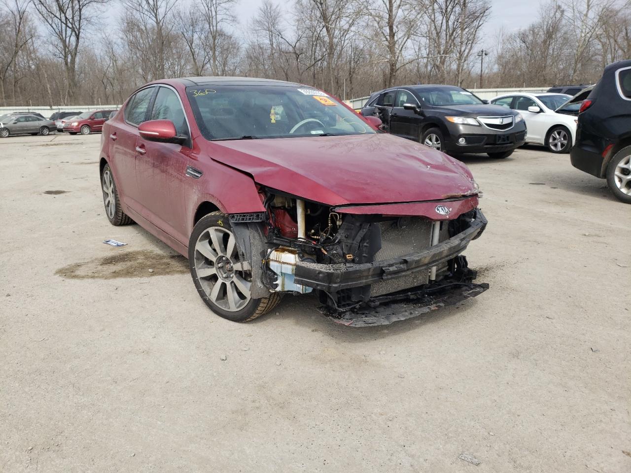 Photo 1 from auction – 2013 KIA OPTIMA SX with VIN 5XXGR4A64DG151605