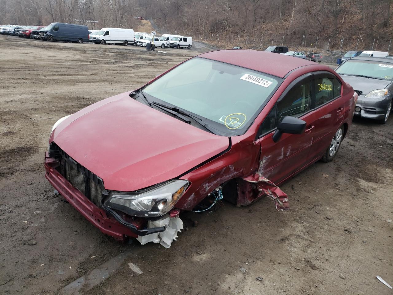 Photo 2 from auction – 2015 SUBARU IMPREZA with VIN JF1GJAA65FH017655
