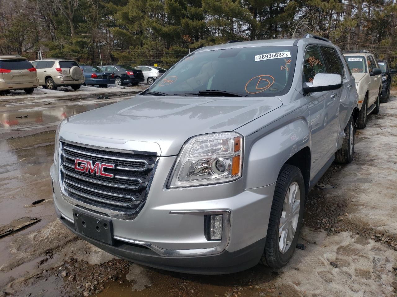 Photo 2 from auction – 2016 GMC TERRAIN SL with VIN 2GKALPEK8G6326181