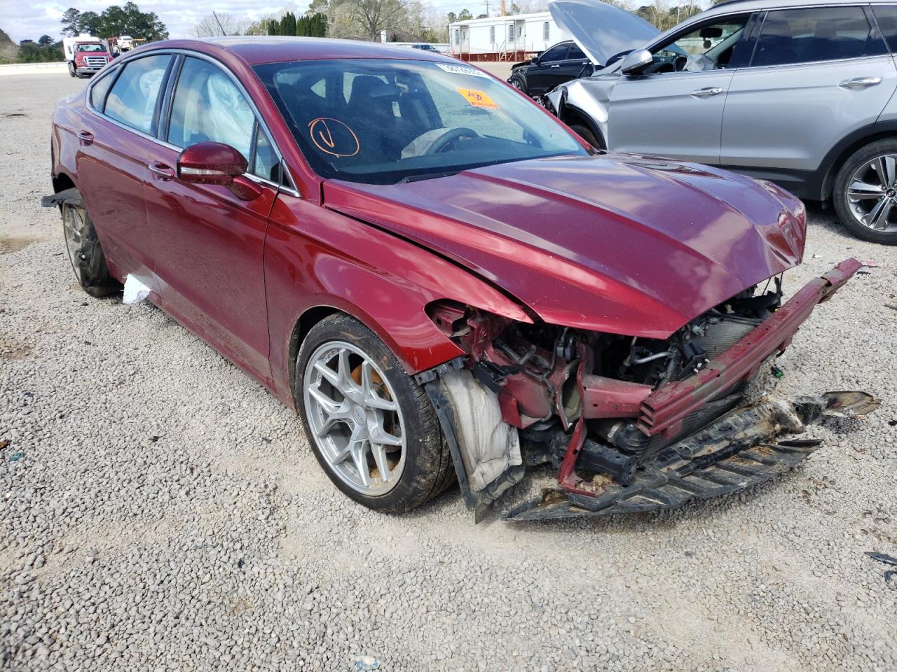 FORD FUSION TIT 2014 with VIN 3FA6P0K99ER386738 - Photo from auction