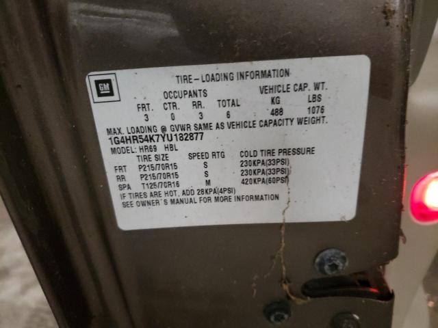 Photo 10 from auction – 2000 BUICK LESABRE with VIN 1G4HR54K7YU182877