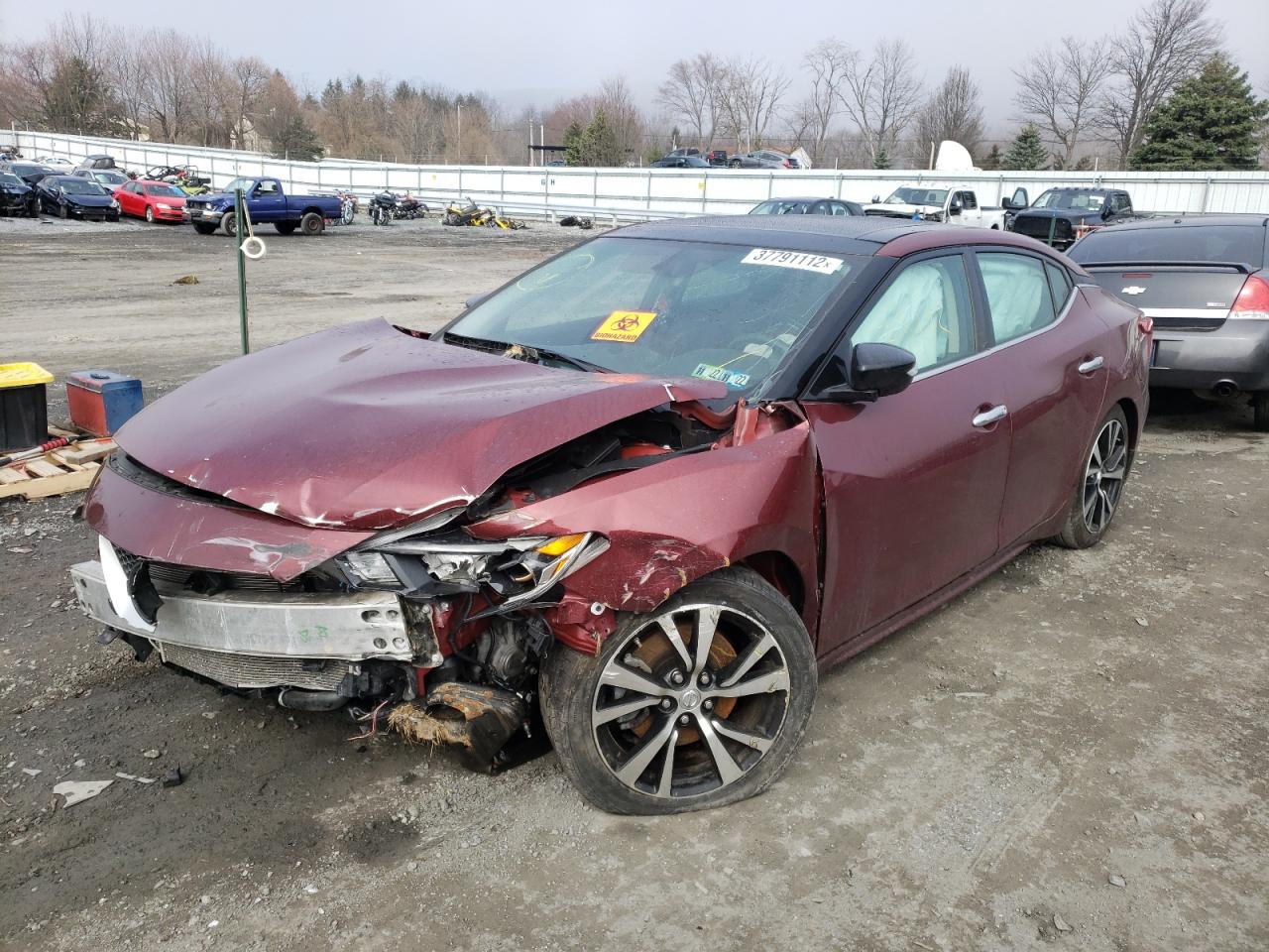 Photo 2 from auction – 2017 NISSAN MAXIMA 3.5 with VIN 1N4AA6AP8HC455162