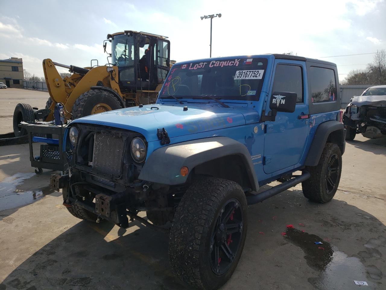 Photo 2 from auction – 2010 JEEP WRANGLER S with VIN 1J4AA2D11AL116544