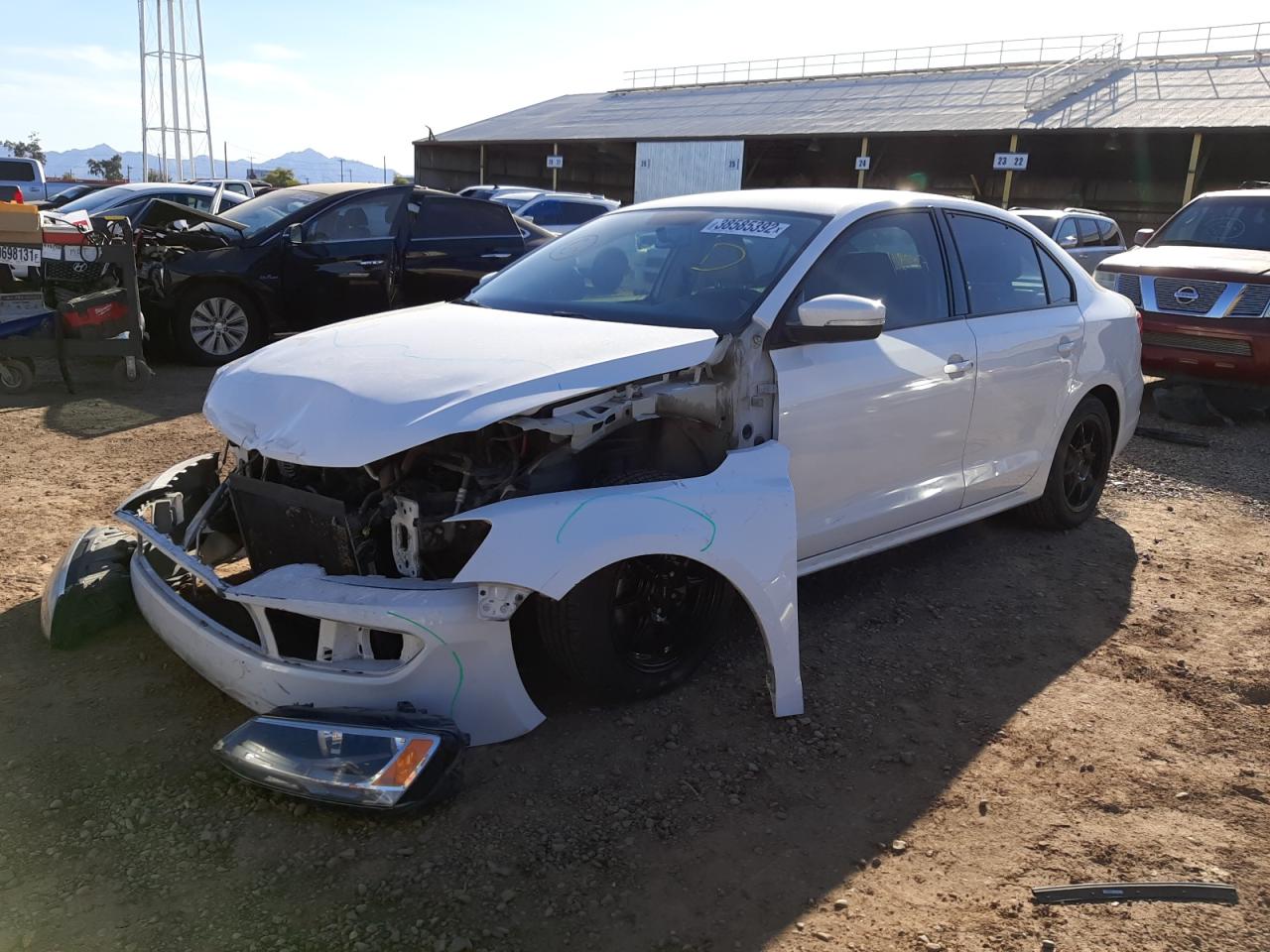 Photo 2 from auction – 2012 VOLKSWAGEN JETTA SE with VIN 3VWDP7AJ6CM412256
