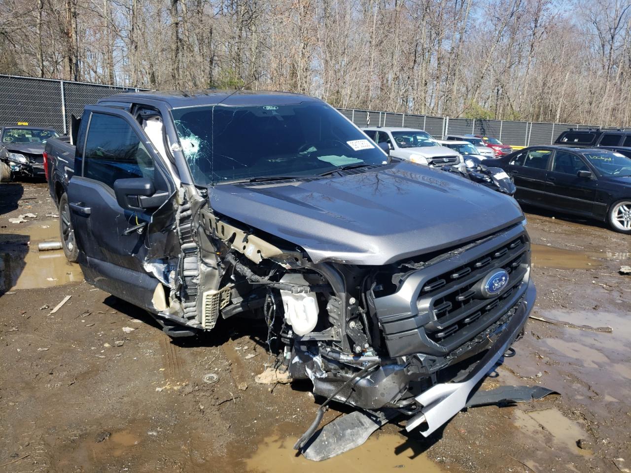 Photo 1 from auction – 2021 FORD F150 SUPER with VIN 1FTFW1E88MFA36762
