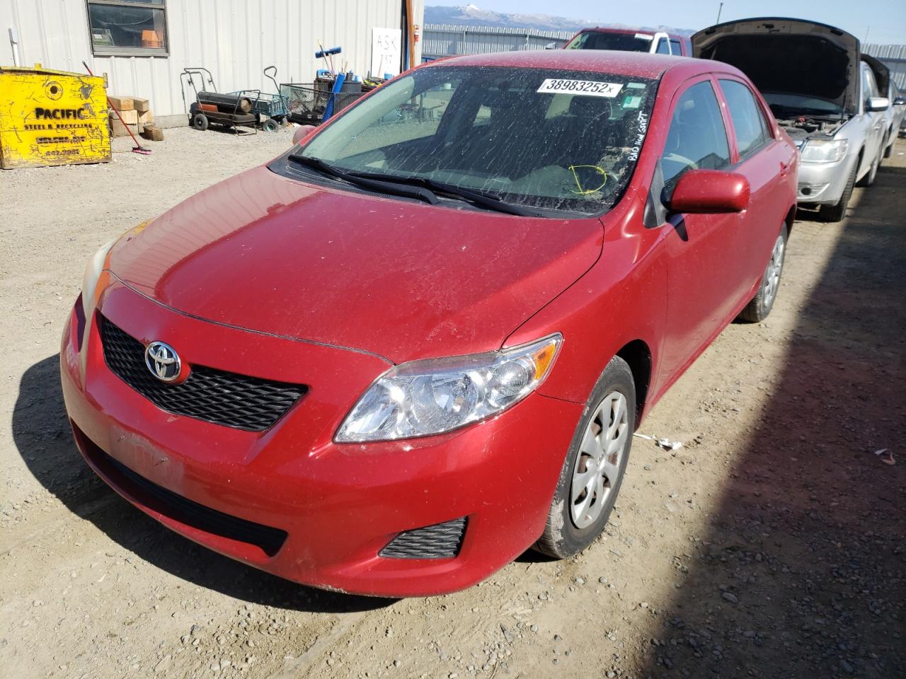 Photo 2 from auction – 2009 TOYOTA COROLLA BA with VIN JTDBL40E89J054186