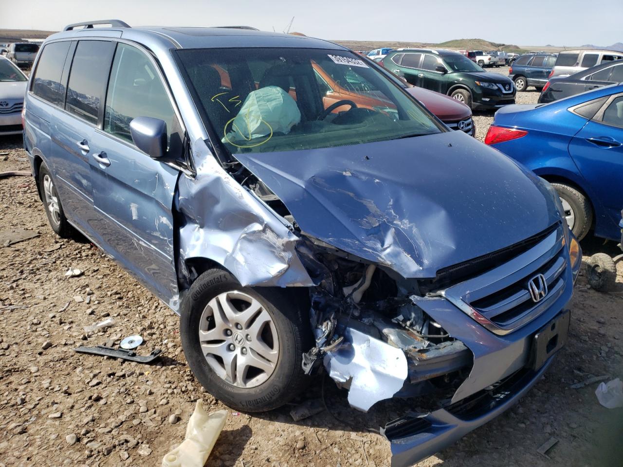 HONDA ODYSSEY EX 2007 z numerem VIN 5FNRL38697B081939 - Zdjęcie z aukcji
