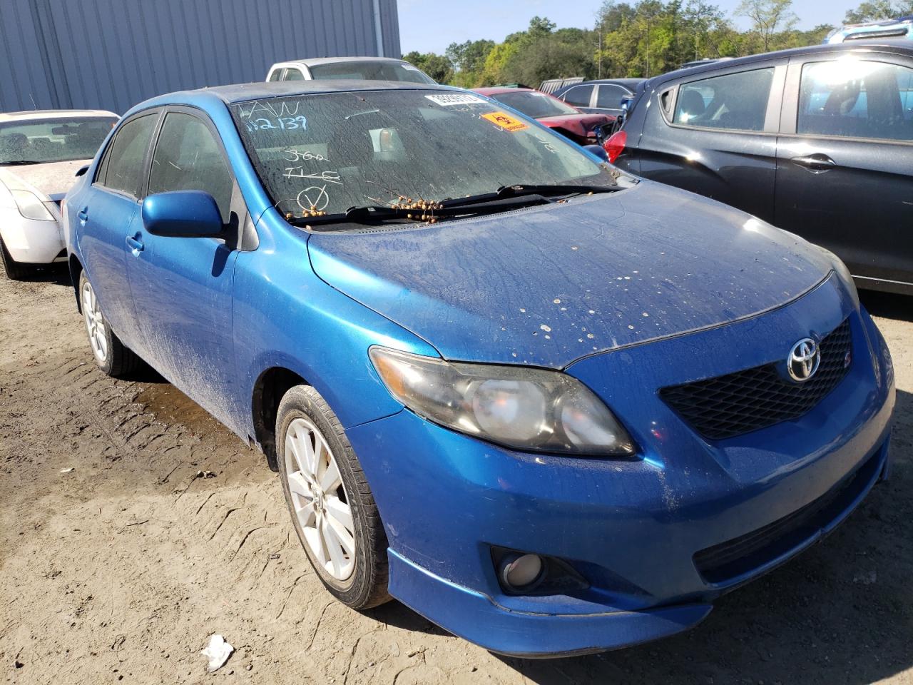 TOYOTA COROLLA BA 2010 with VIN 2T1BU4EE8AC438958 - Photo from auction