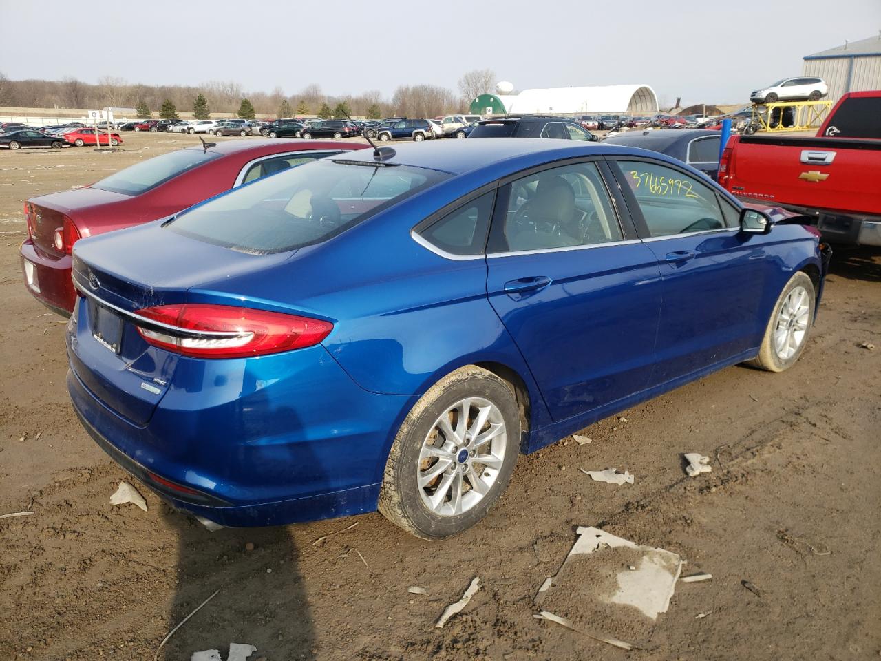 Photo 4 from auction – 2017 FORD FUSION SE with VIN 3FA6P0HD6HR263785