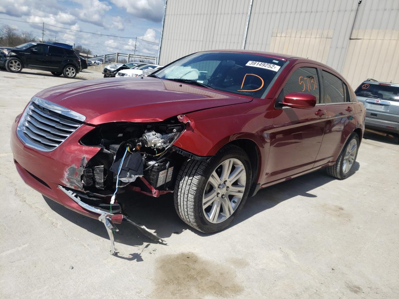 Photo 2 from auction – 2012 CHRYSLER 200 TOURIN with VIN 1C3CCBBG8CN299789