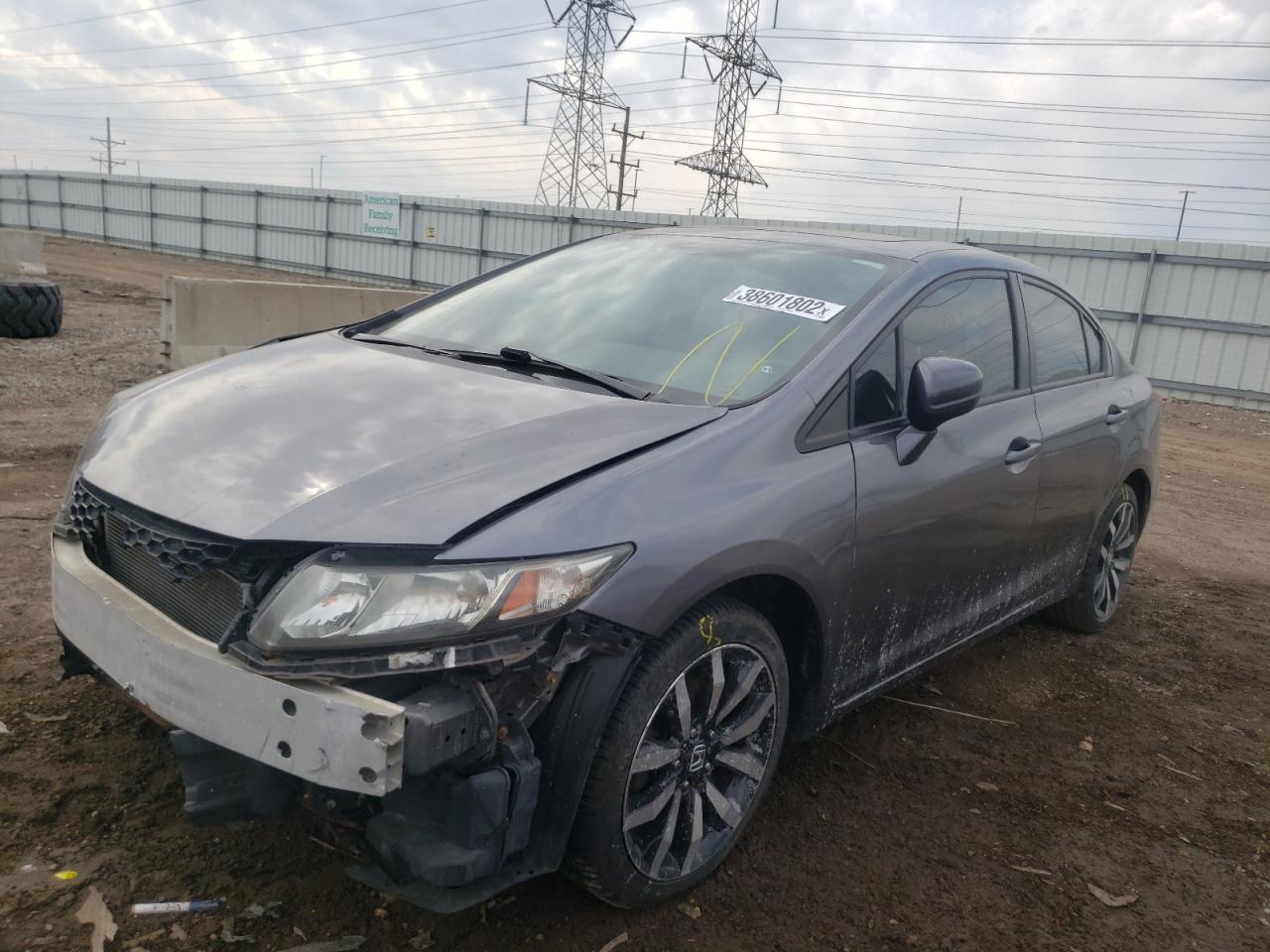 Photo 2 from auction – 2015 HONDA CIVIC EXL with VIN 19XFB2F99FE103049