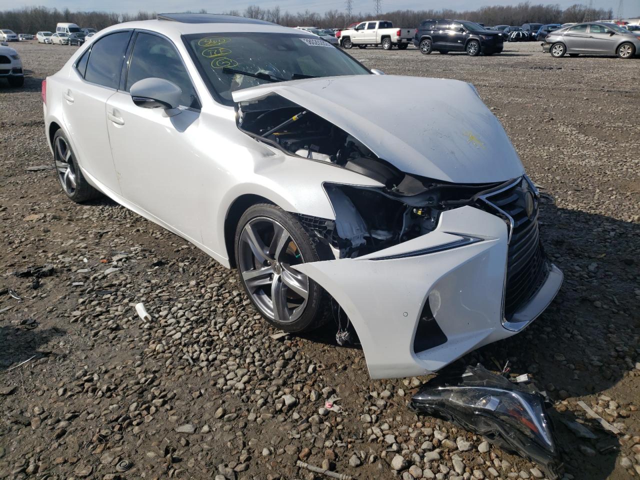 LEXUS IS 200T 2017 with VIN JTHBA1D25H5053667 - Photo from auction