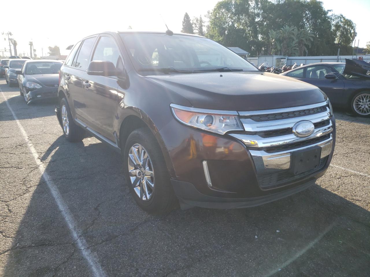 FORD EDGE SEL 2012 with VIN 2FMDK3JC0CBA27428 - Photo from auction