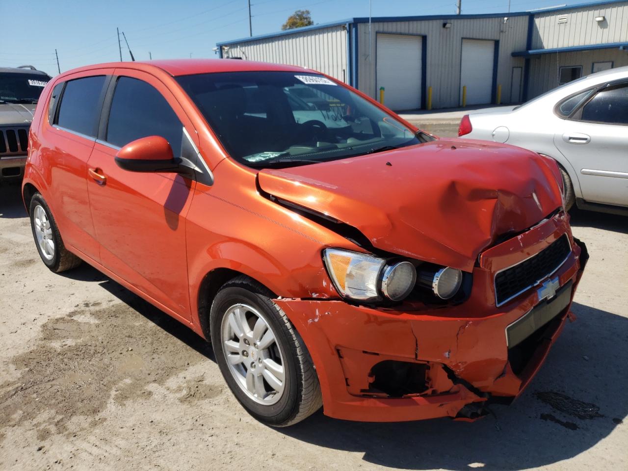 CHEVROLET SONIC LT 2013 with VIN 1G1JC6SH5D4132177 - Photo from auction