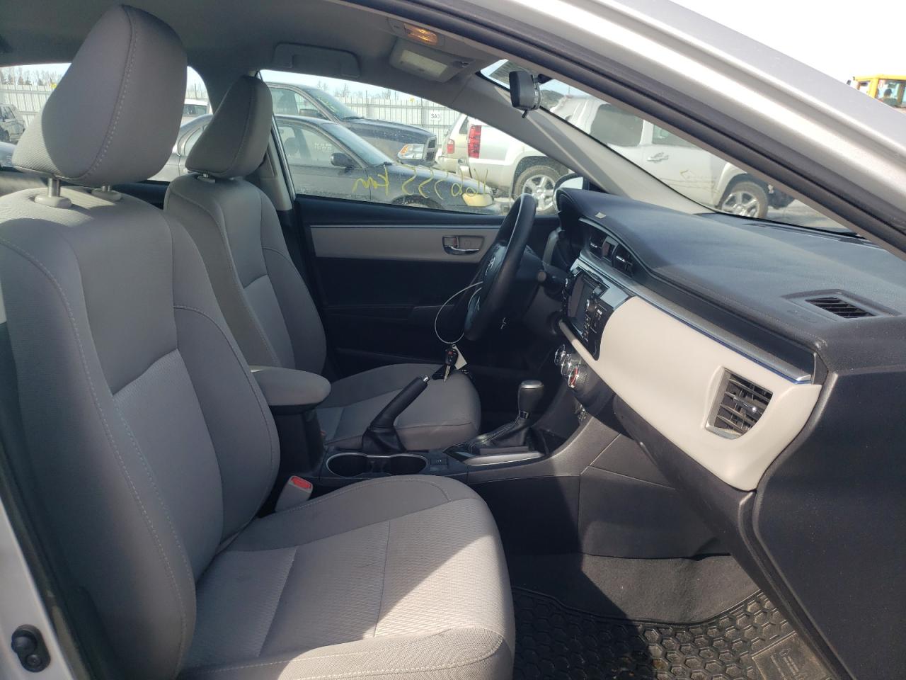 Photo 5 from auction – 2014 TOYOTA COROLLA L with VIN 2T1BURHE7EC165073