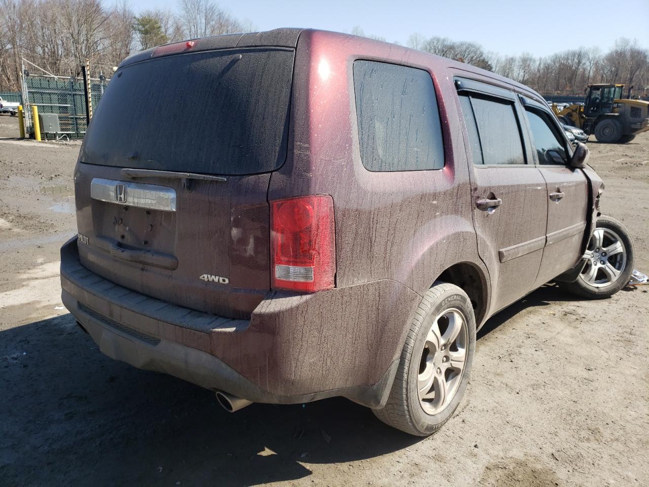 Foto 4 de la subasta – 2014 HONDA PILOT EXL con VIN 5FNYF4H66EB030680