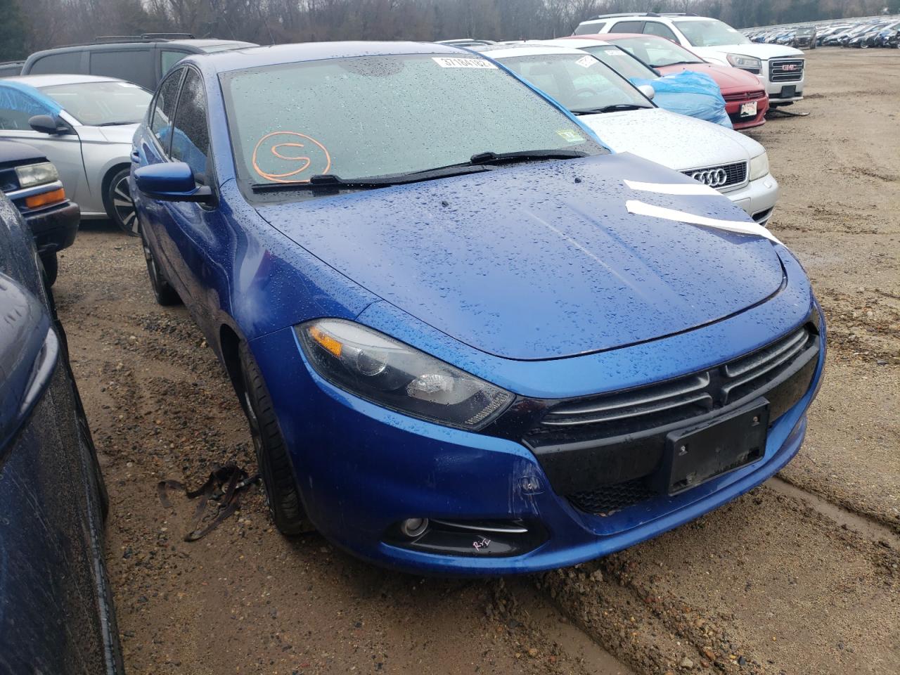 DODGE DART GT 2014 with VIN 1C3CDFEB1ED797359 - Photo from auction