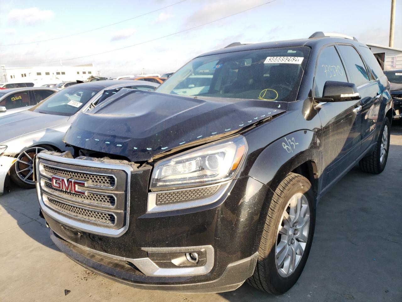 Photo 2 from auction – 2016 GMC ACADIA SLT with VIN 1GKKRRKD7GJ330391